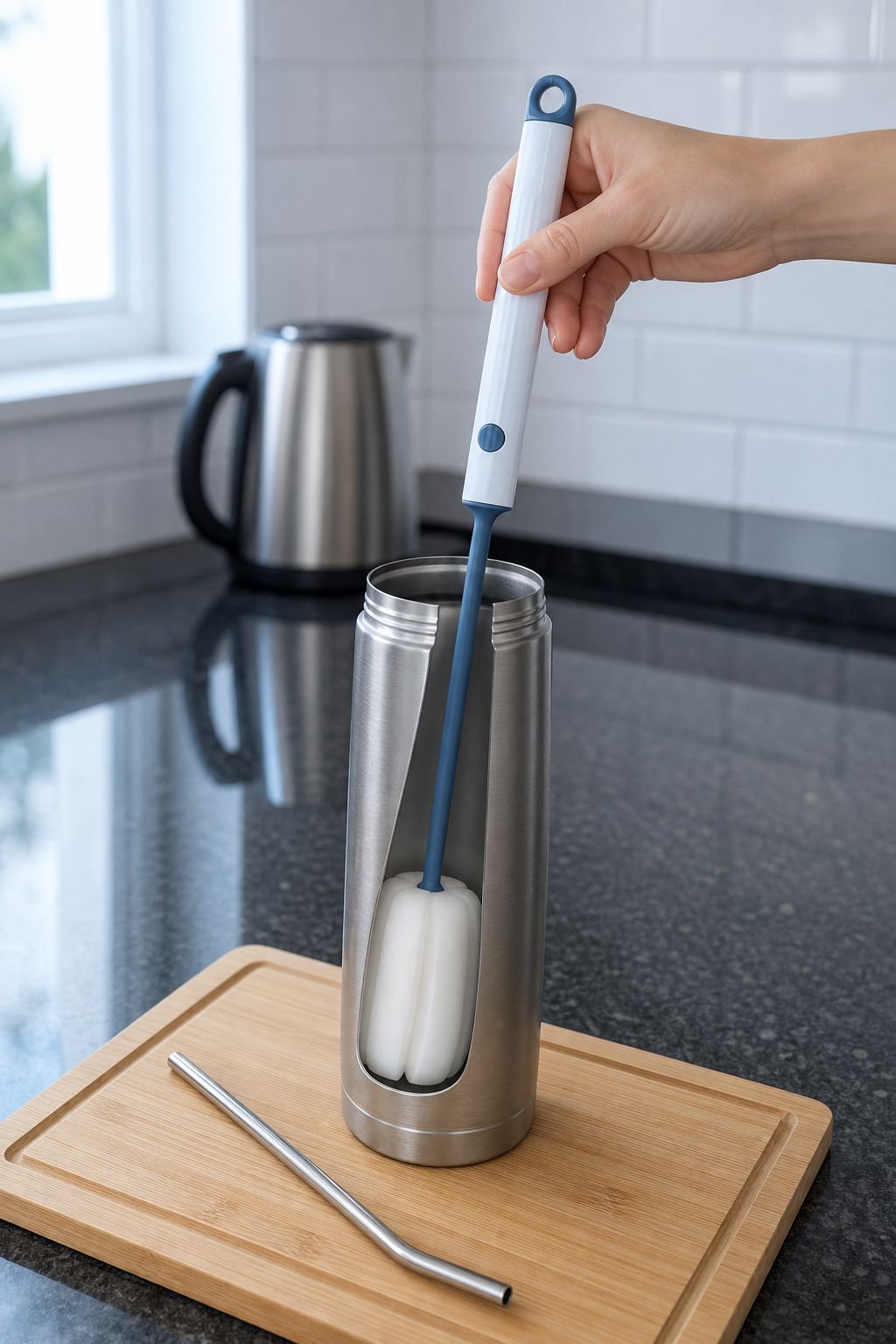 Durable materials of the cup washing brush