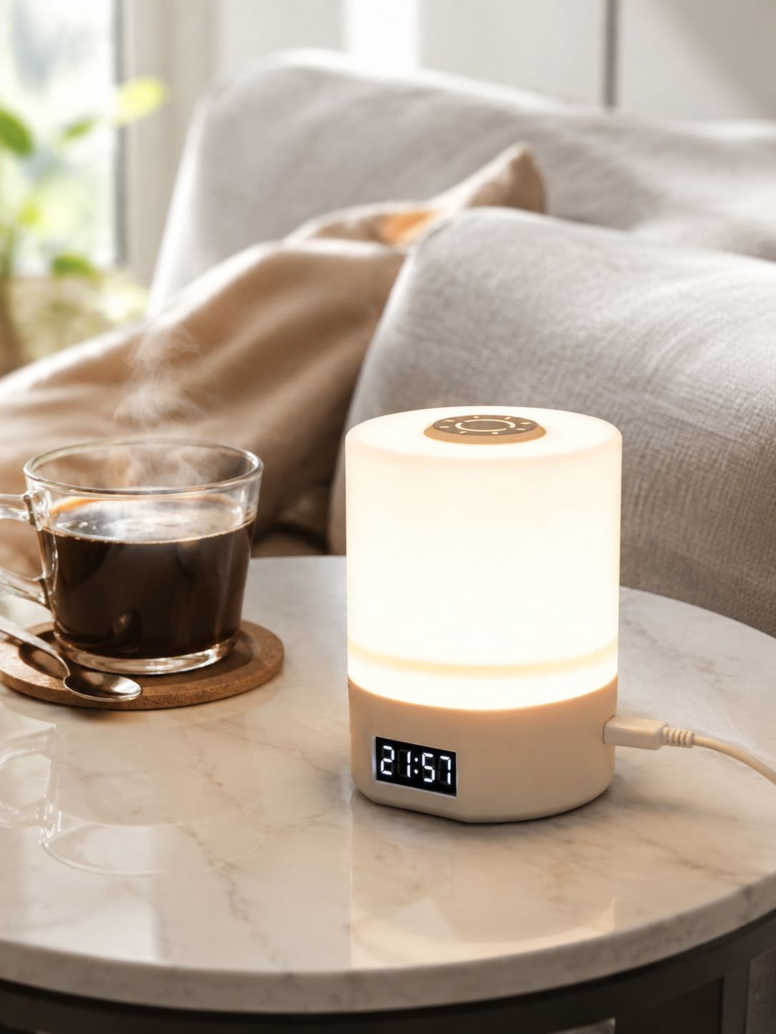 Motion sensor night light for hallway