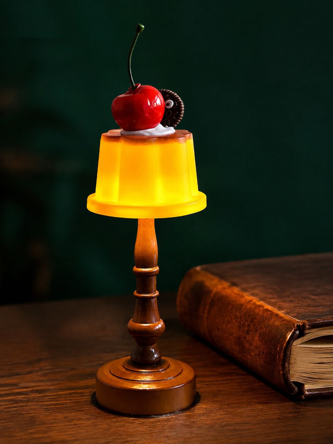 Smart bedside light with adjustable ambient lighting for home relaxation