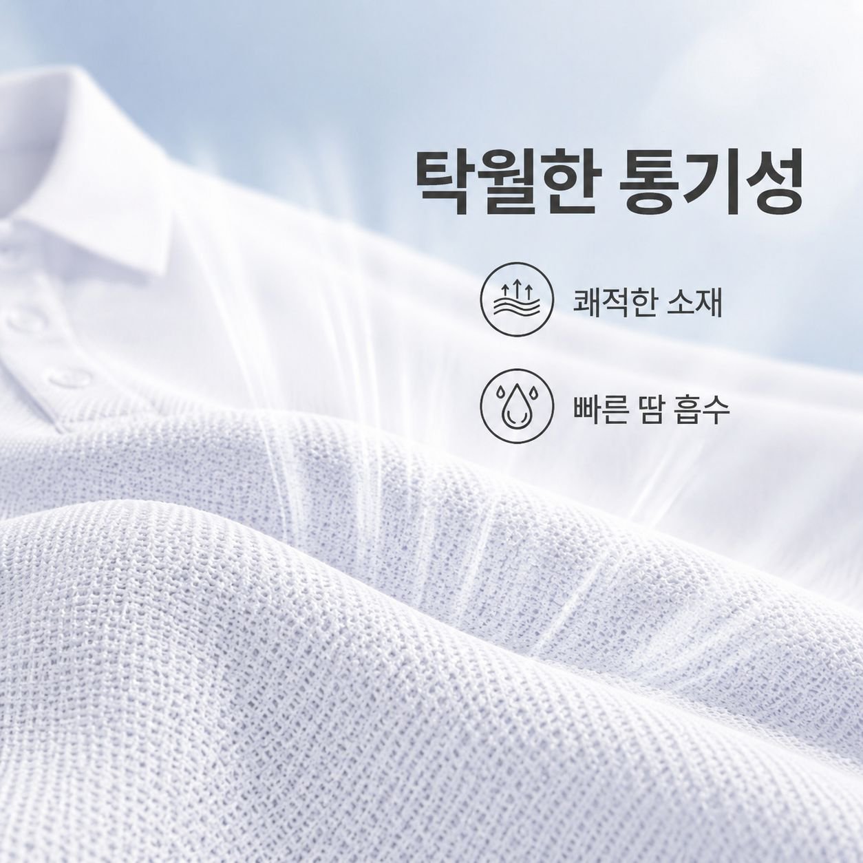 남성용 반팔 폴로 셔츠