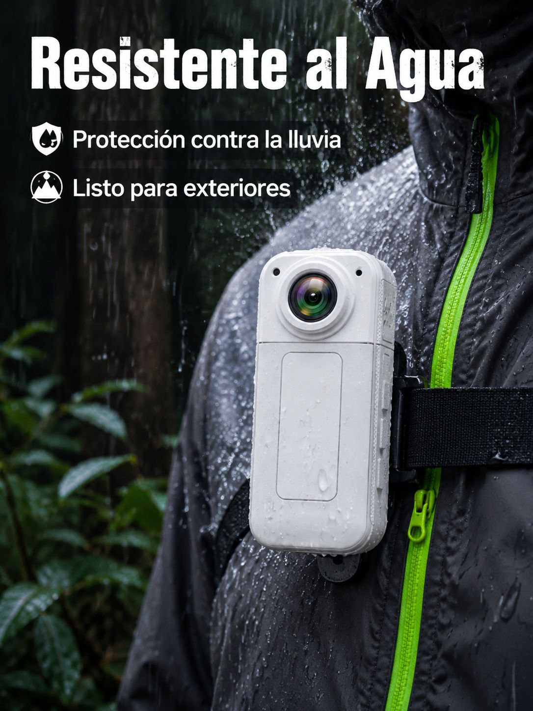 Mini cámara HD para ciclismo, grabadora de pecho para deportes al aire libre