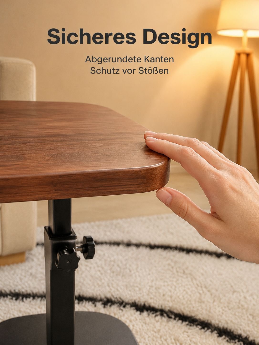 Höhenverstellbarer Couchtisch im modernen Design