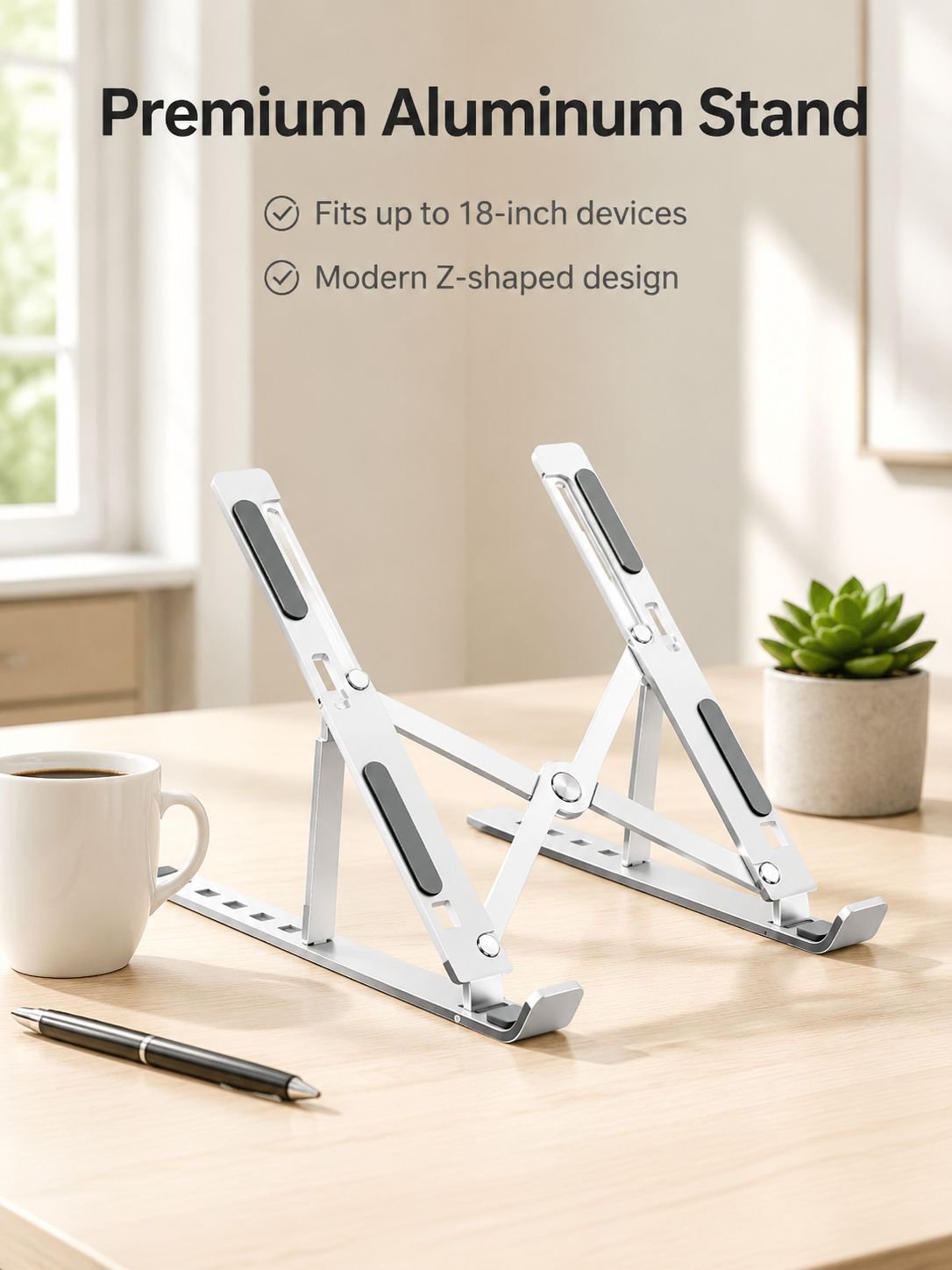 Multi-functional Foldable Desktop Cooling Bracket