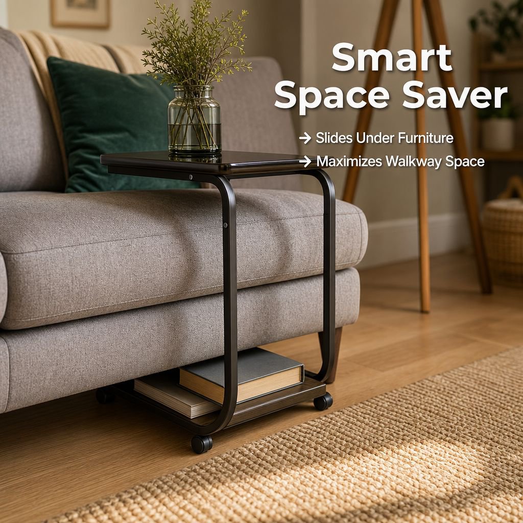 Multifunctional Small Table Sofa Side Coffee Table Corner End Table