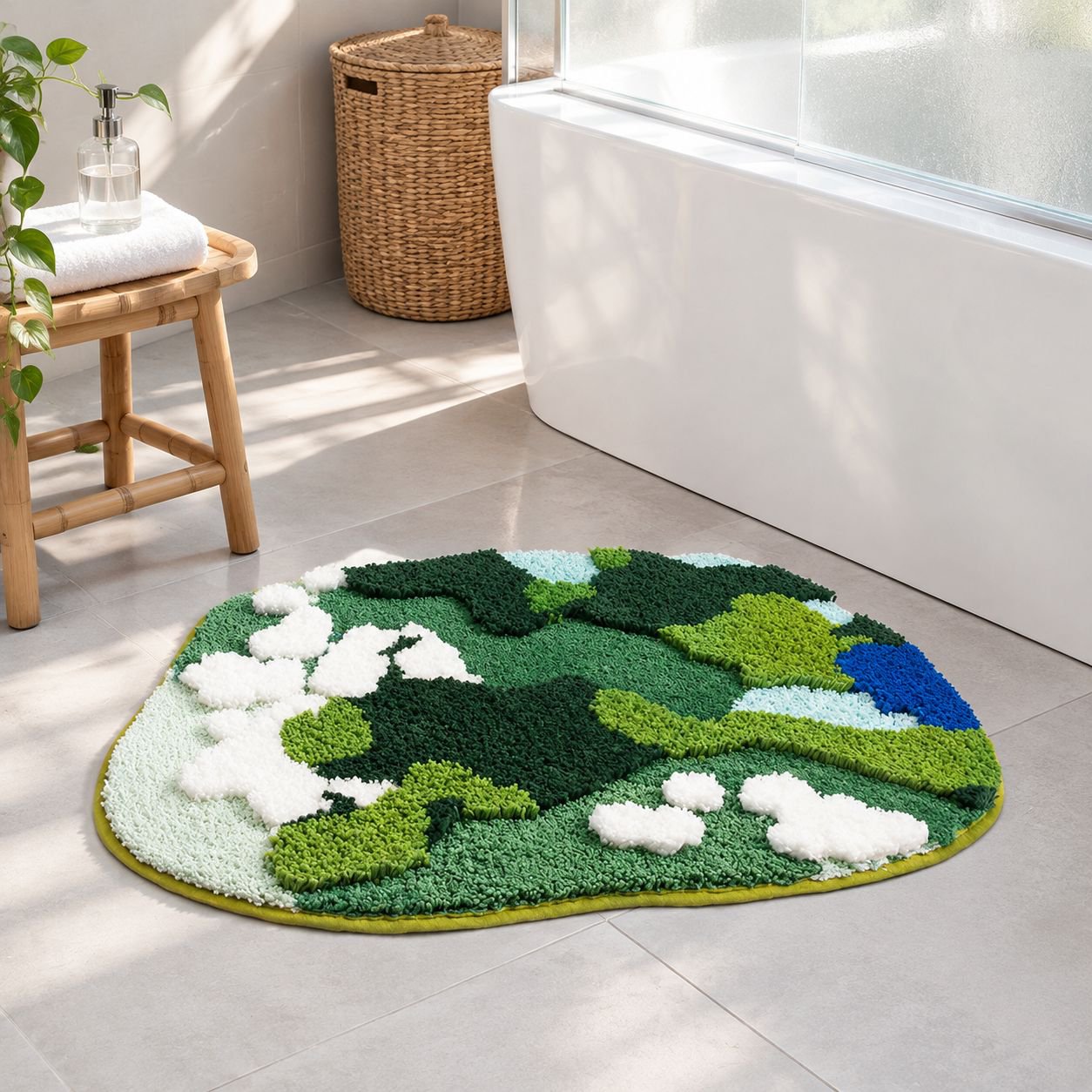 Alfombrilla de Baño Antideslizante y Absorbente