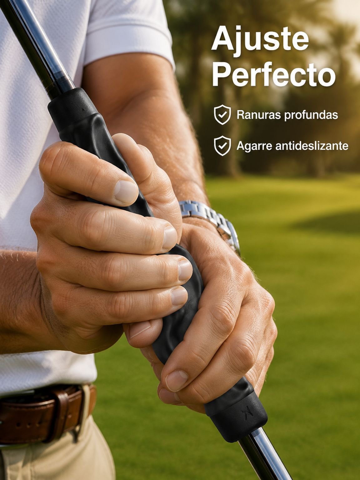 Corrector de agarre y postura para golf