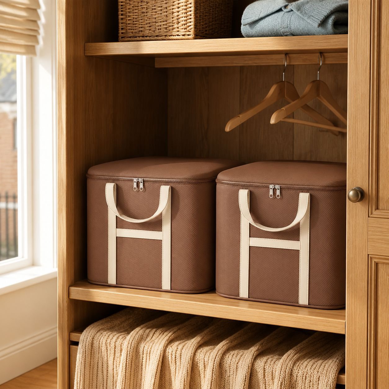 Heavy-duty luggage storage bag