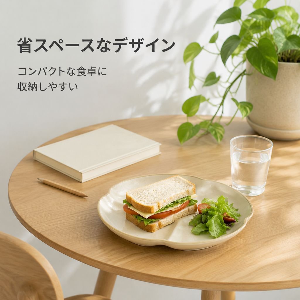 実用的な3仕切りセラミックディナープレート