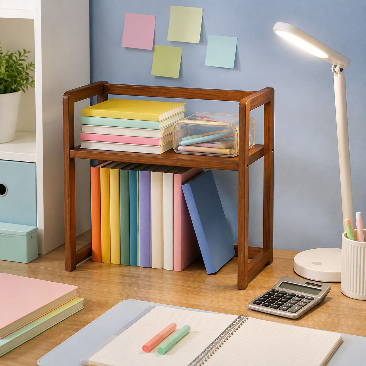 Estante de oficina moderno para escritorio