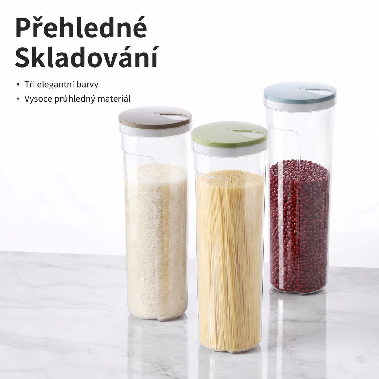 Kuchyňská nádoba na třídění obilovin