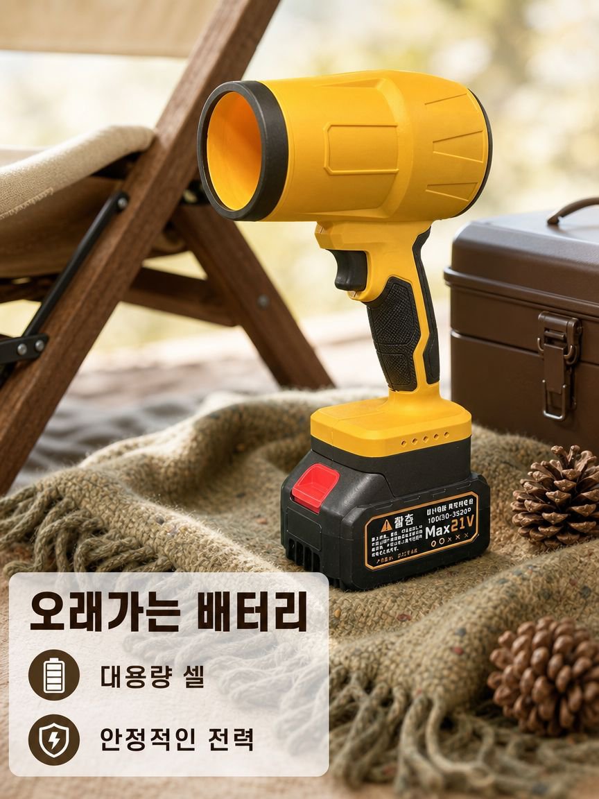 야외용 고출력 초대형 송풍기