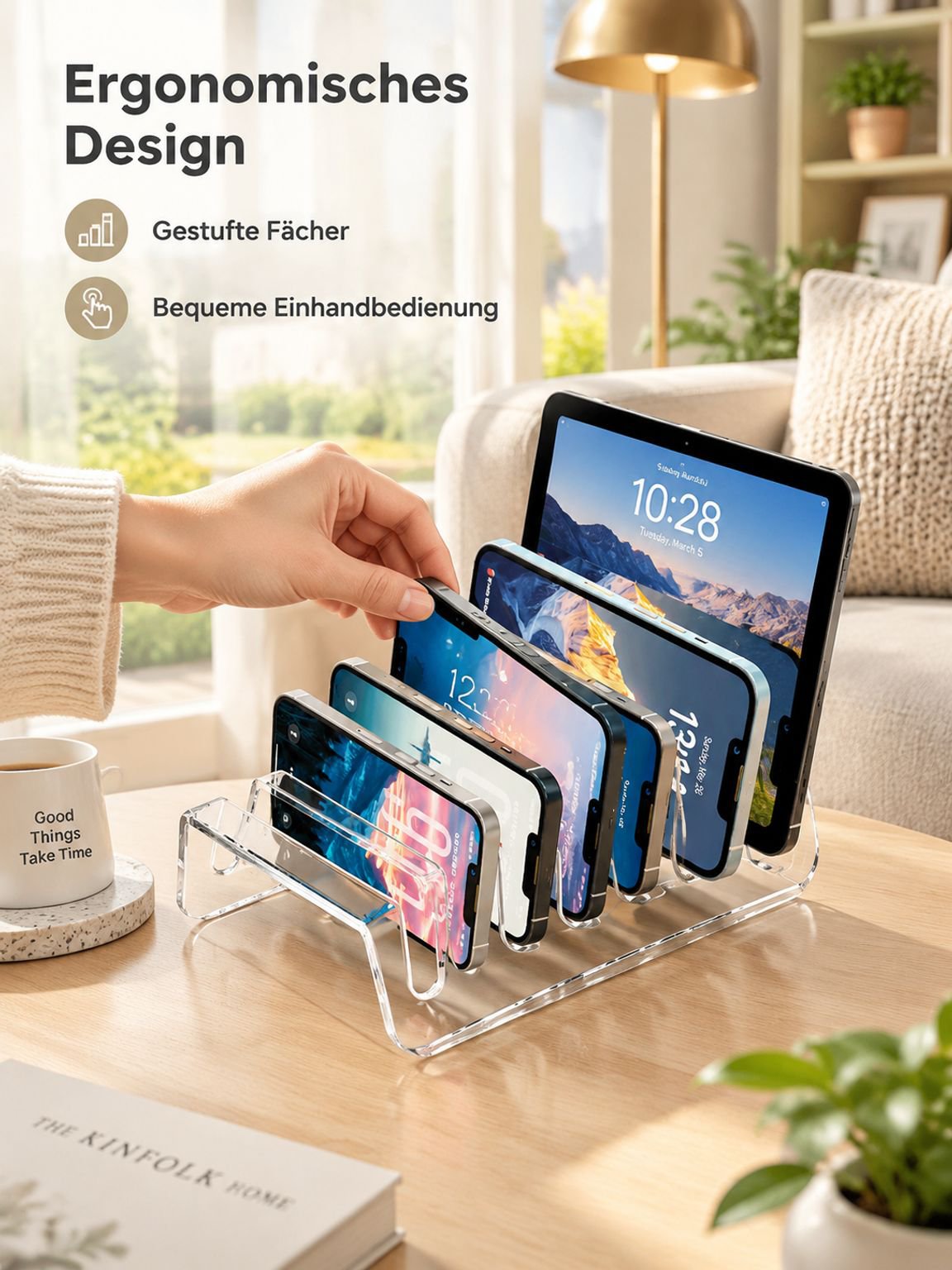 Mehrfach-Ladestation & Smartphone-Organizer