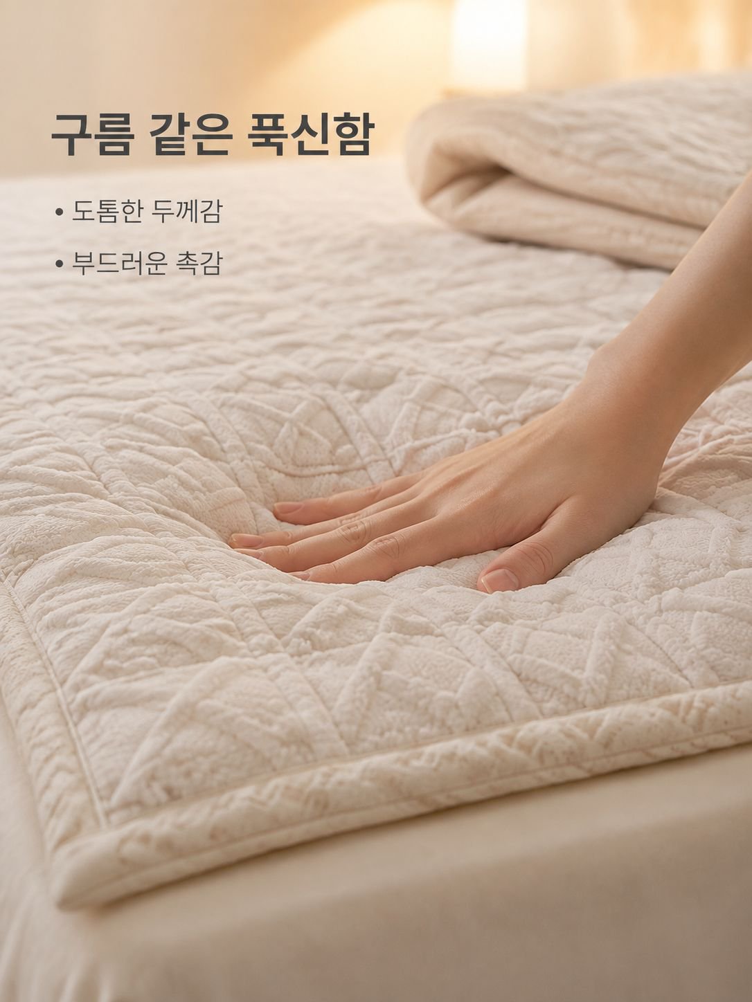 푹신푹신 매트리스 프로텍터