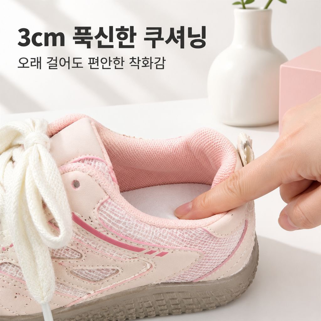 인기 두꺼운 밑창 캐주얼 운동화 학생용 통기성 만능 스니커즈