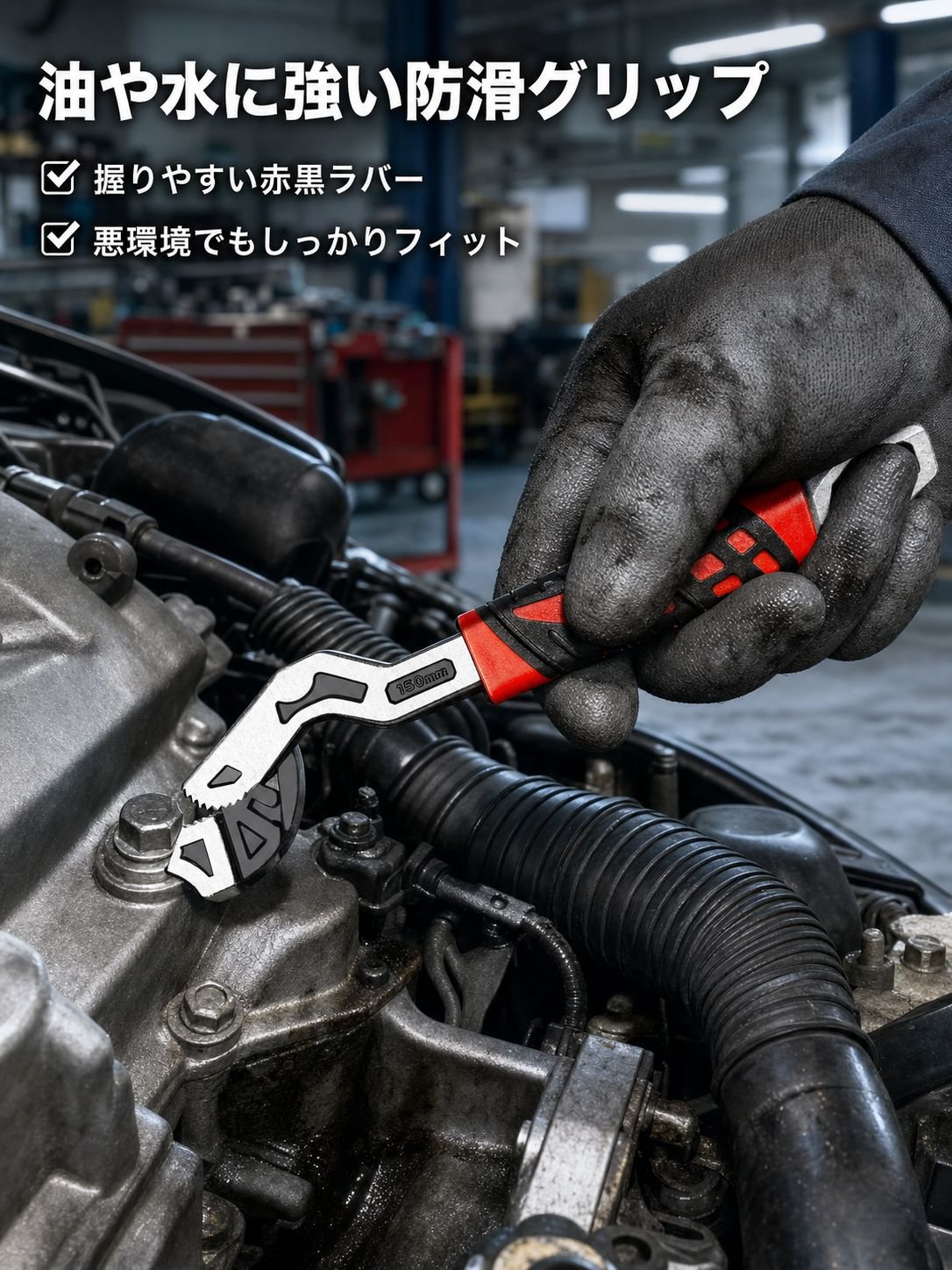 多機能セルフロックレンチ