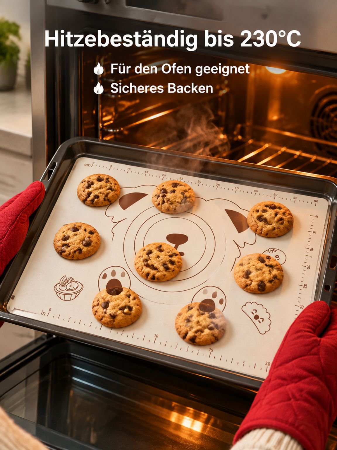 Silikon Back- und Teigmatte
