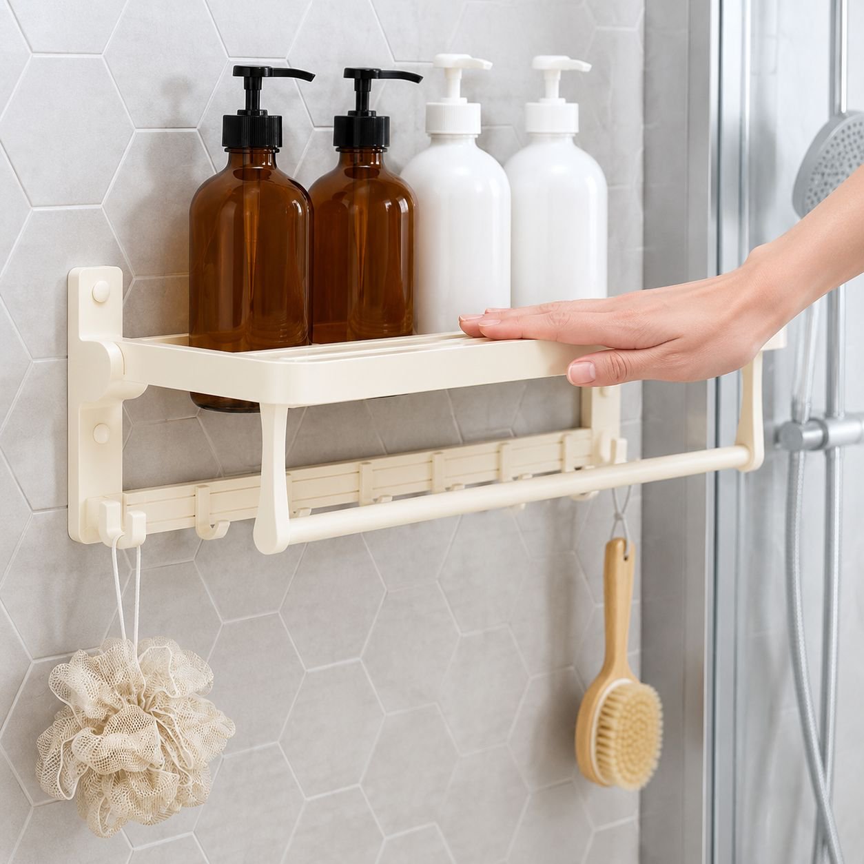 Waterproof Wall-mounted Bathroom Rack