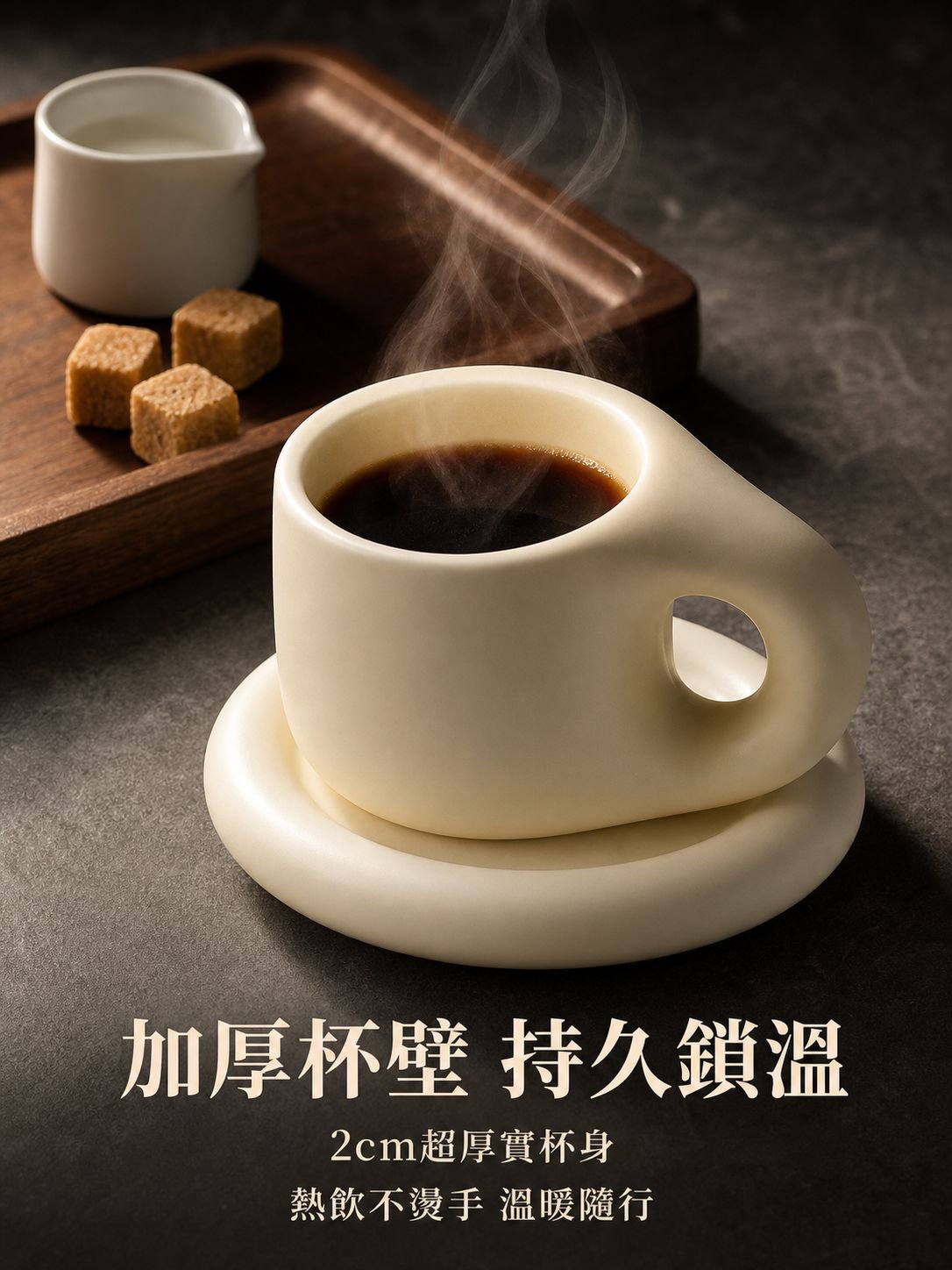 高顏值北歐情侶咖啡杯碟組