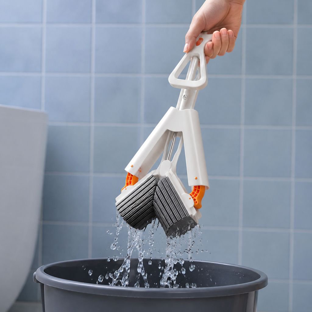 Mopa de esponja con cabezal absorbente