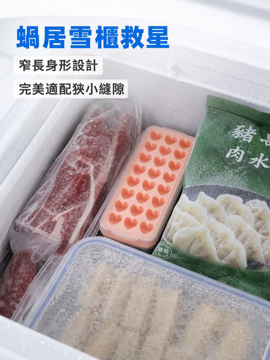 心型矽膠製冰盒
