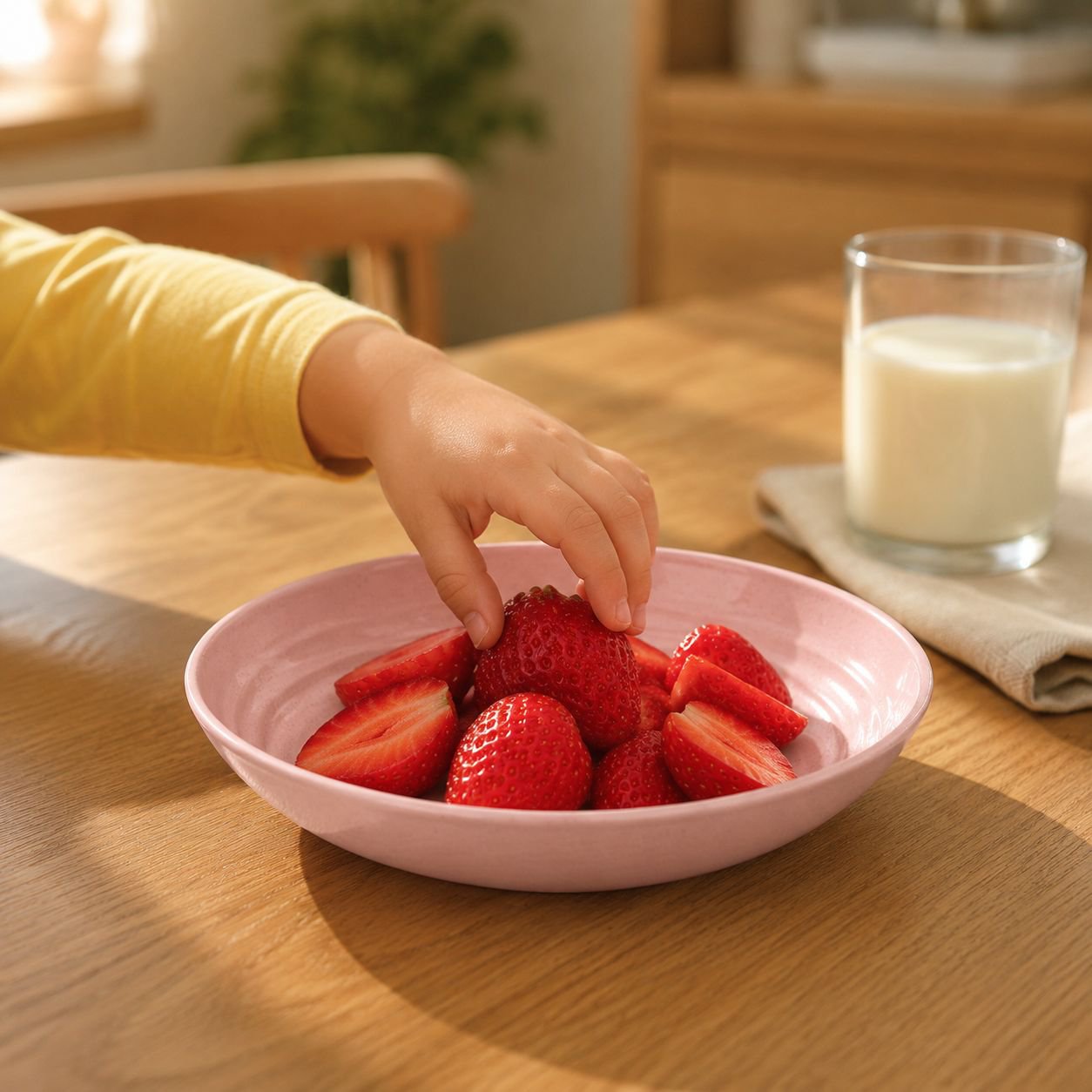 20cm Nordic wheat straw plate, fruit plate, vegetable plate, plastic bone spittoon, dried fruit plat