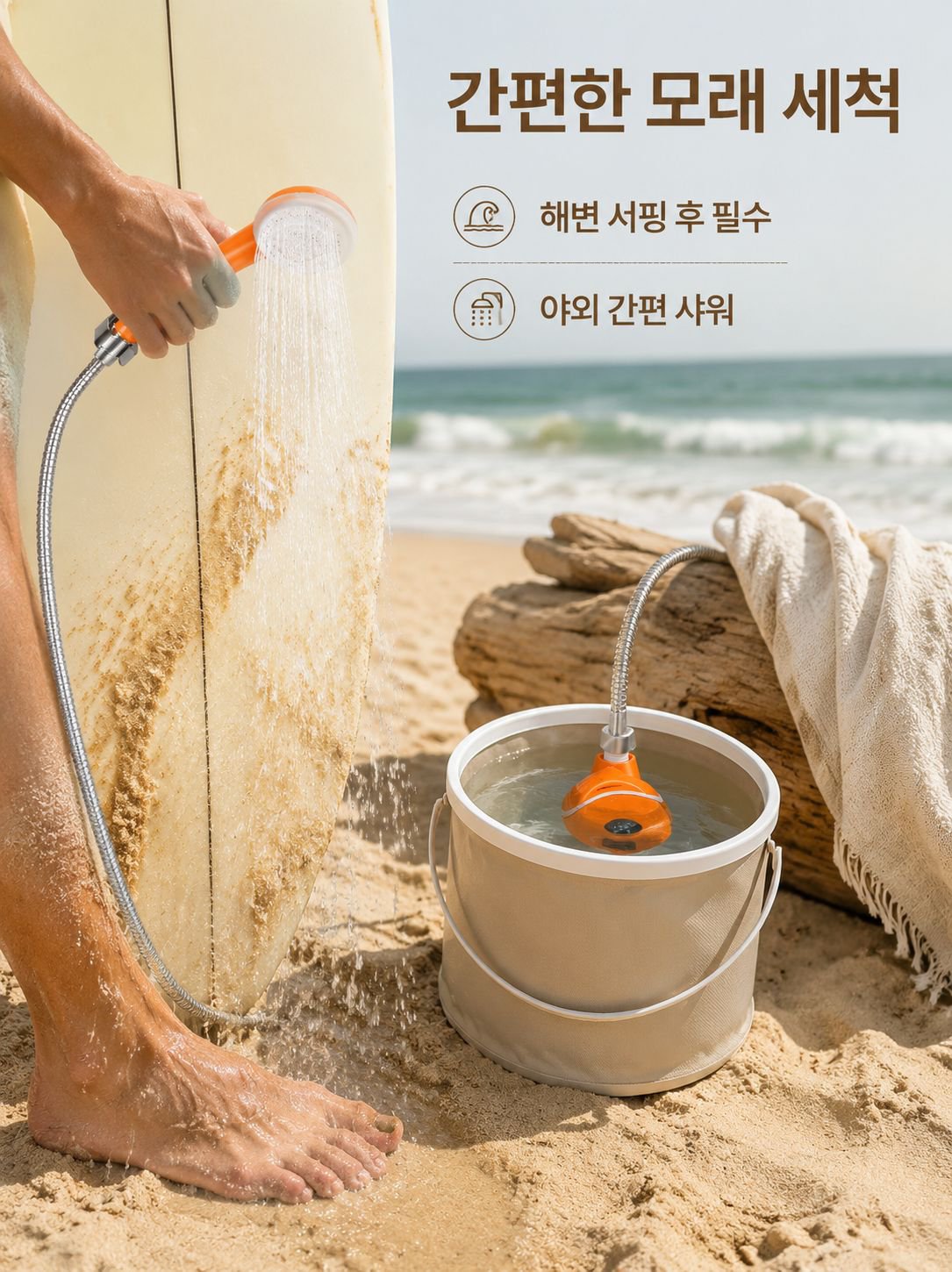 전동 샤워 물펌프 자동흡수식