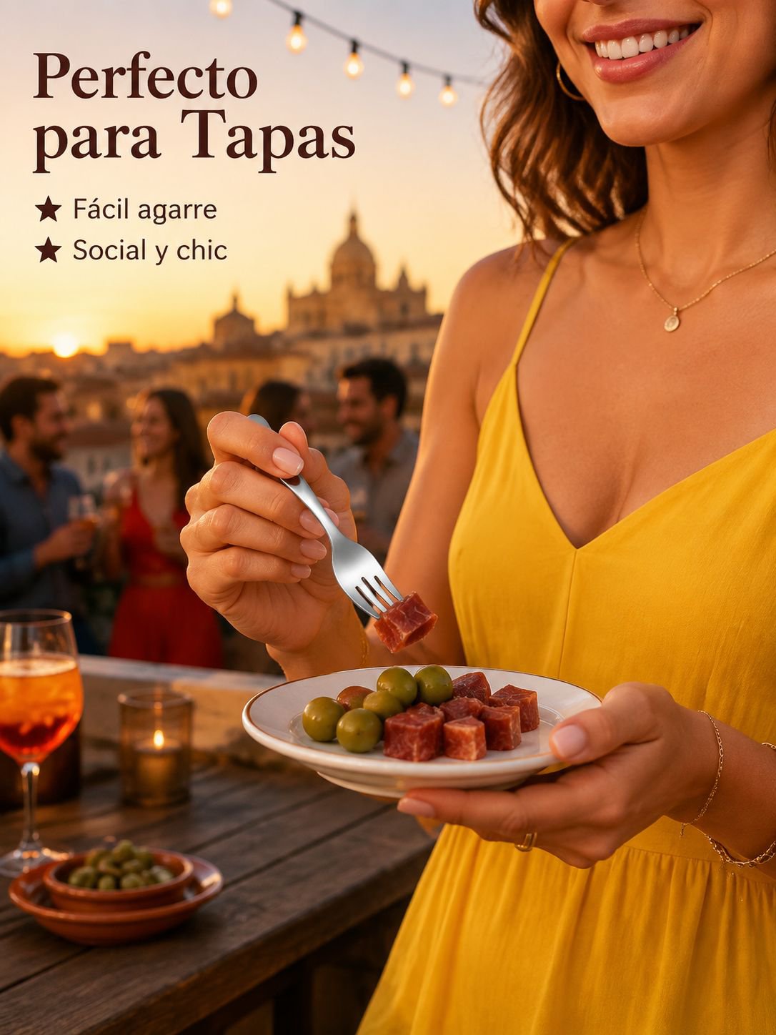 Cucharita para helado de mango corto 