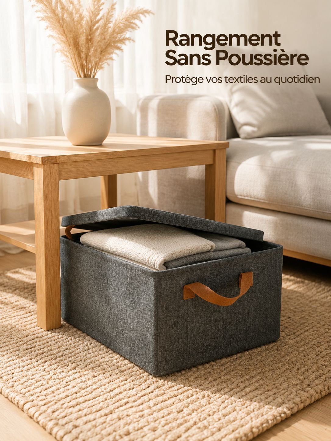 Utilisation polyvalente de la boîte de rangement pour divers objets