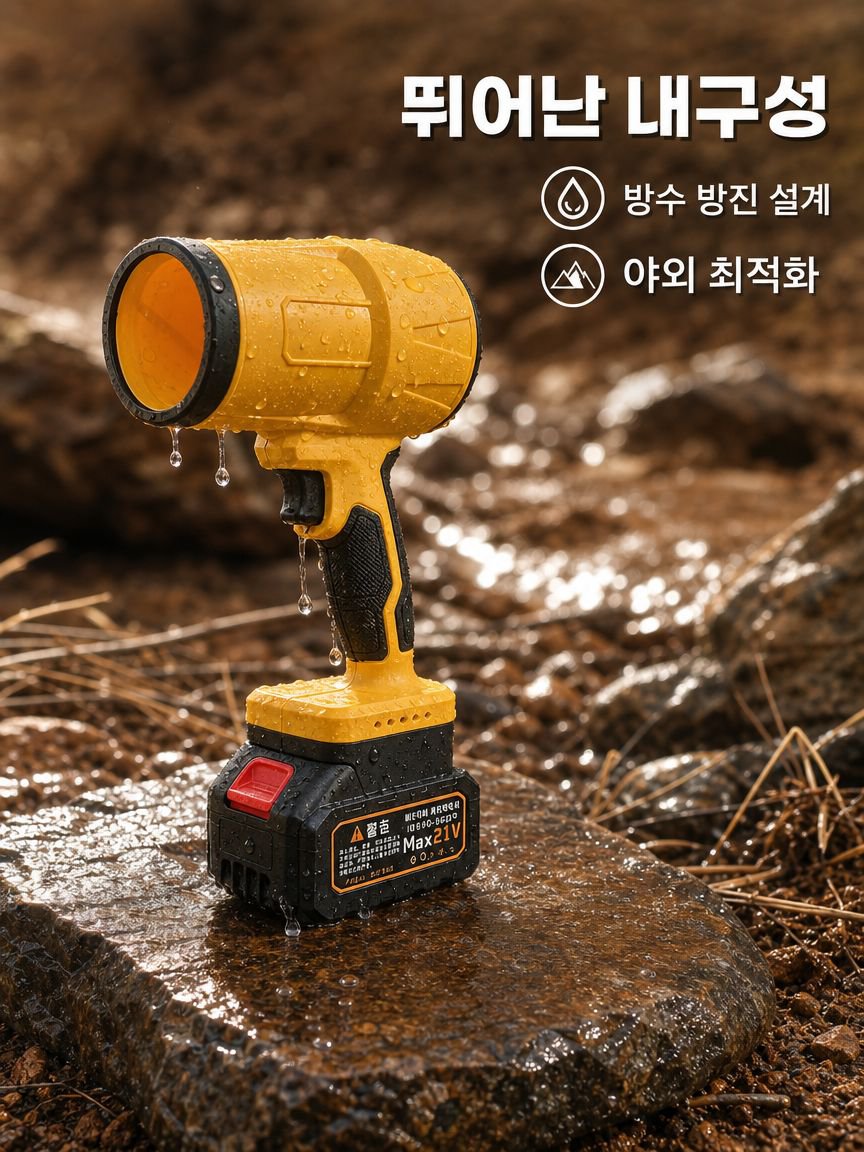야외용 고출력 초대형 송풍기