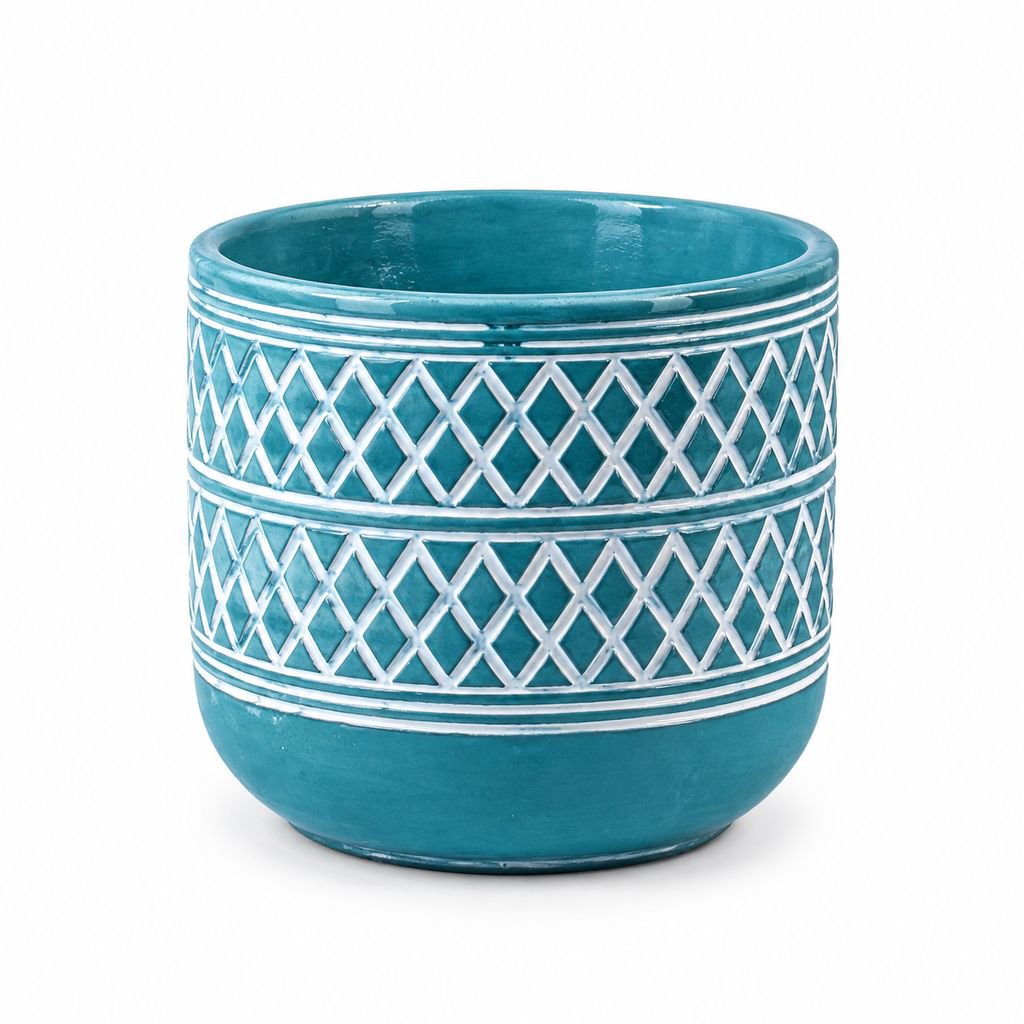 Indoor Balcony Creative Ceramic Green Plant Pot