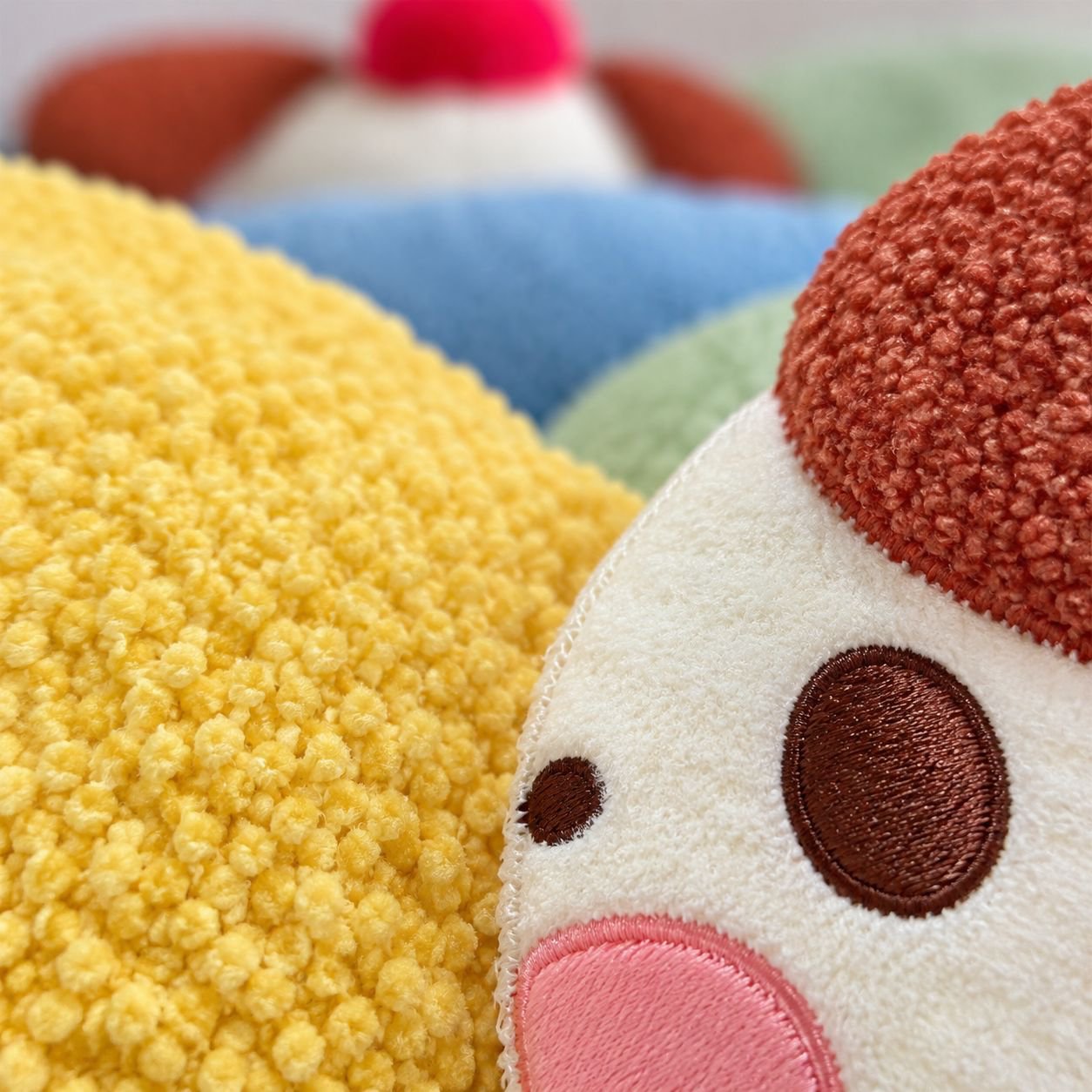 Cute Puff Puppy Puppy Seat Cushion