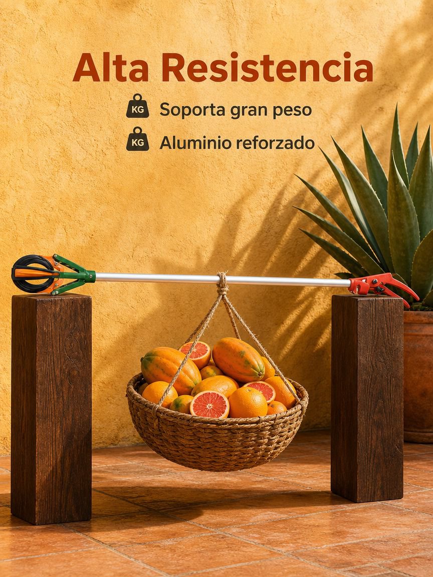 Recolector de frutas de goma blanda de tres garras