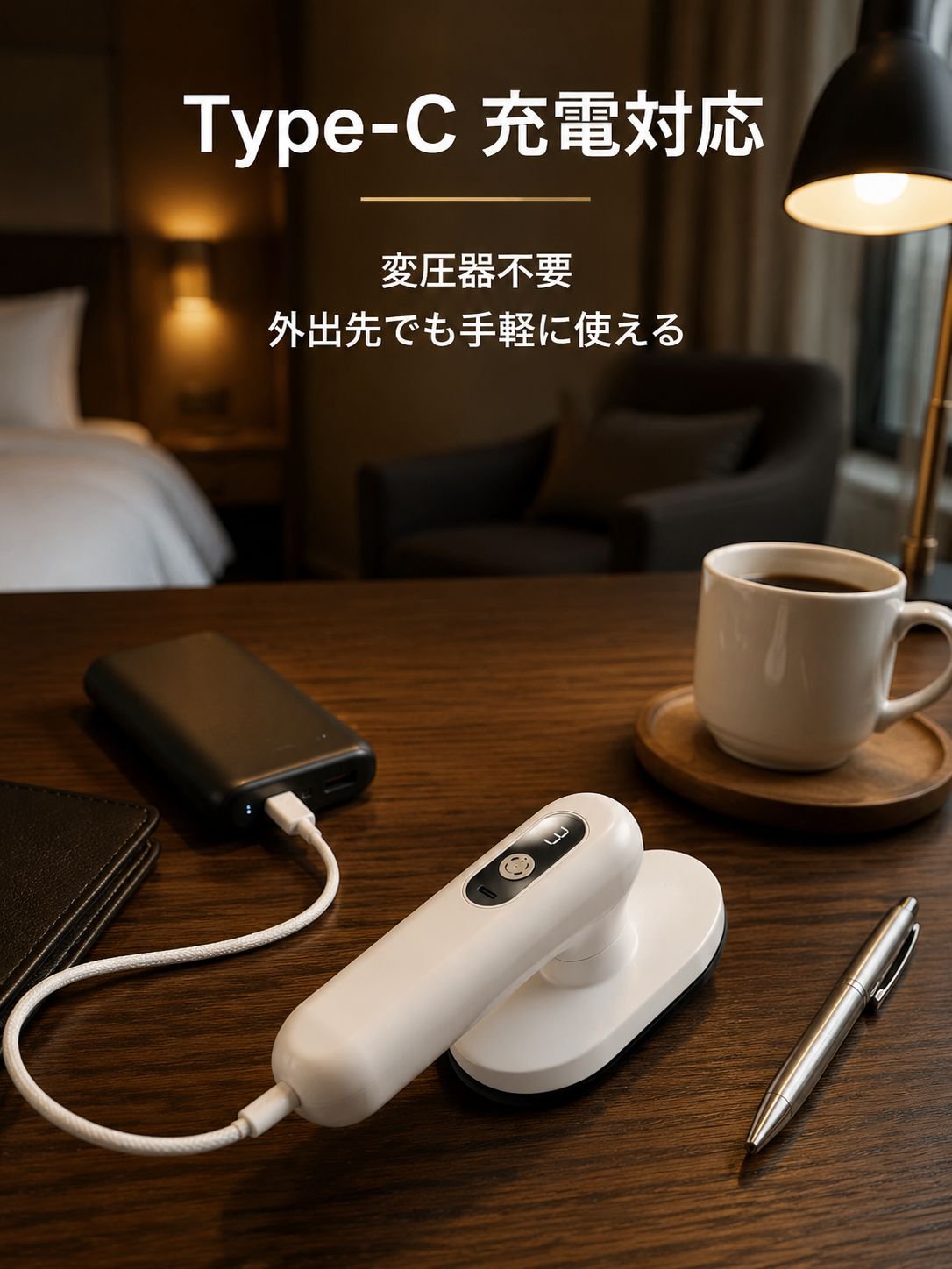 出張旅行用折りたたみハンディアイロン