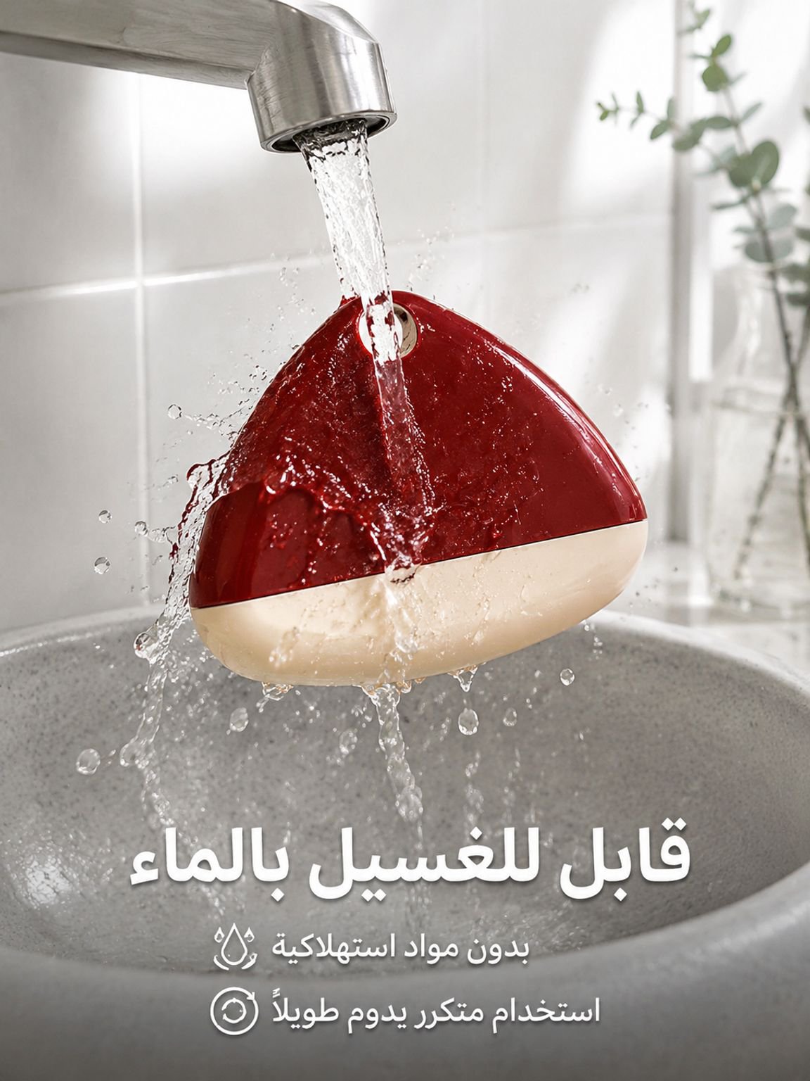 جهاز إزالة الوبر بتصميم هندسي فاخر قابل للغسل