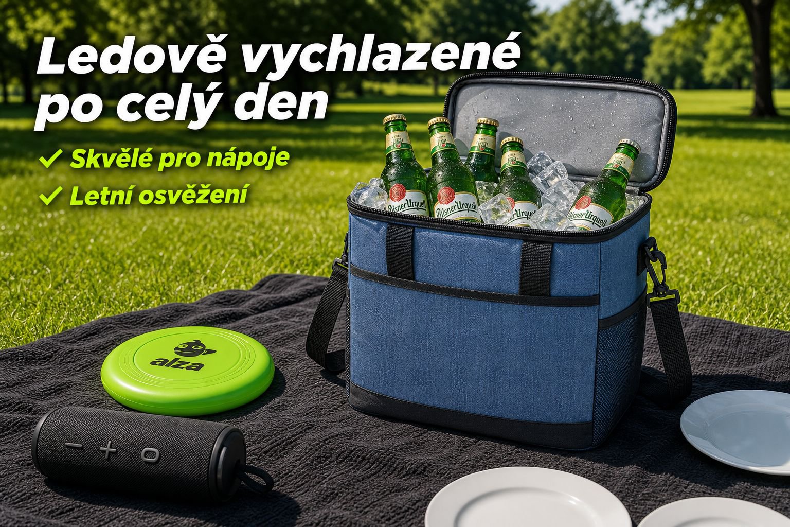 Detail termoizolační vrstvy v přenosné tašce