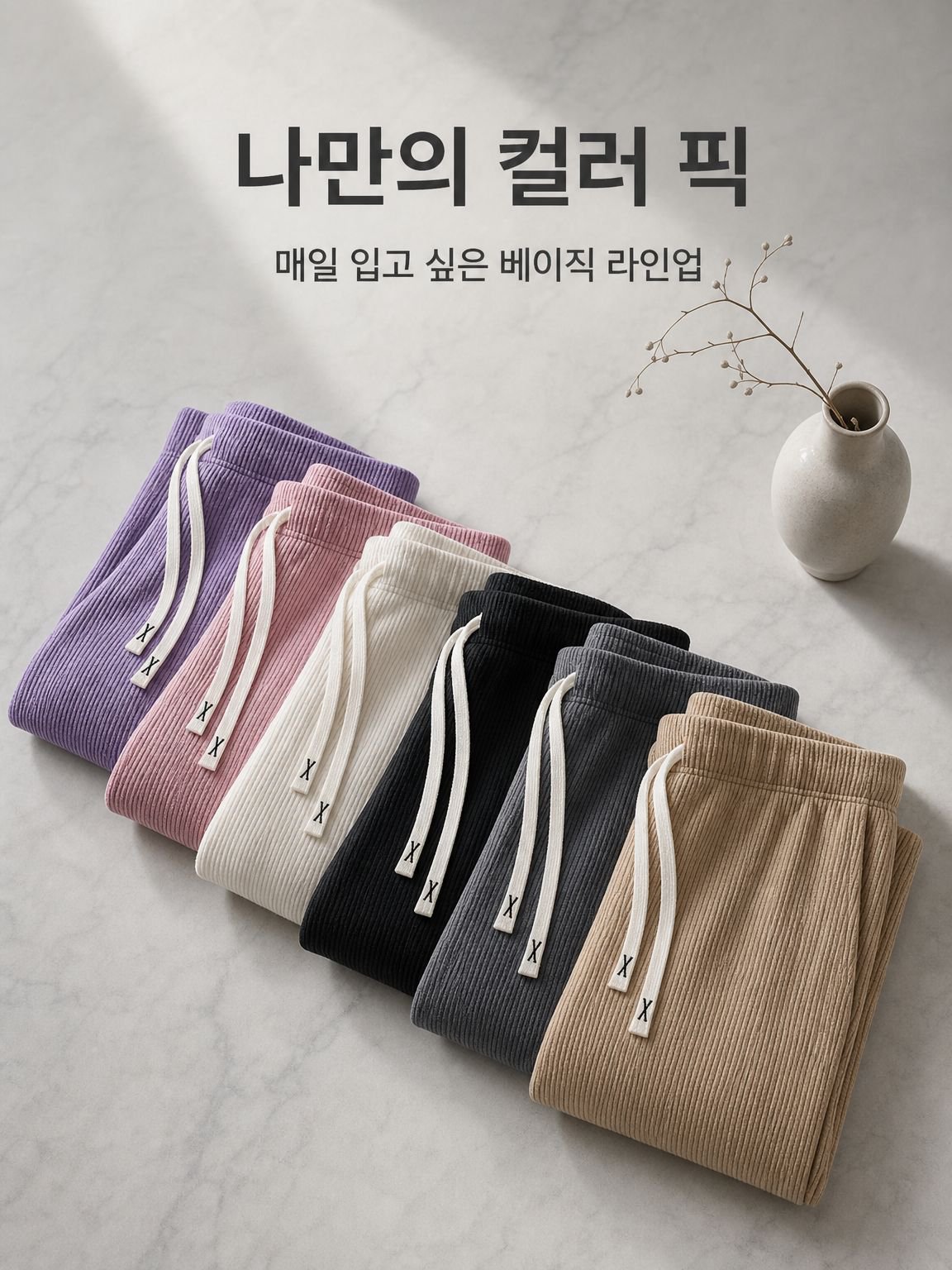 여성용 하이웨이스트 루즈핏 편안한 구름 하렘 팬츠