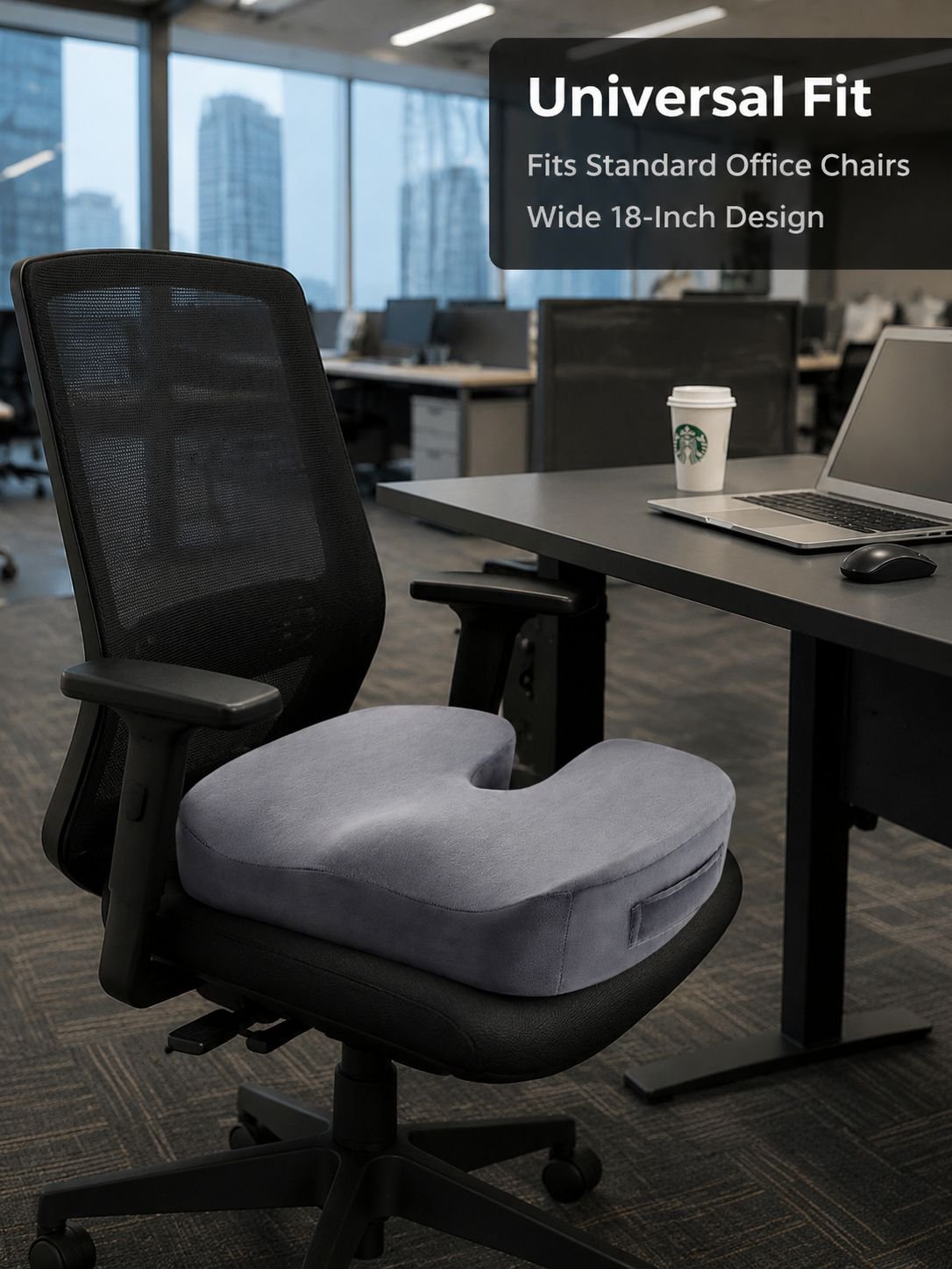Tailbone decompression cushion
