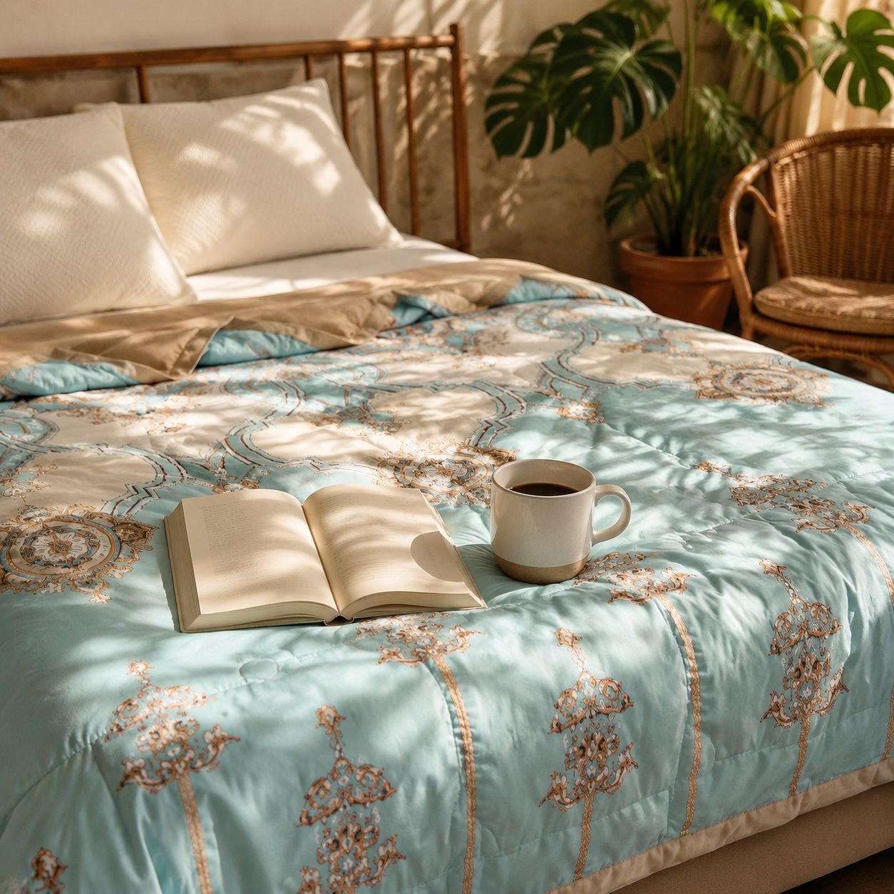 Soft and comfortable dormitory bedding quilt
