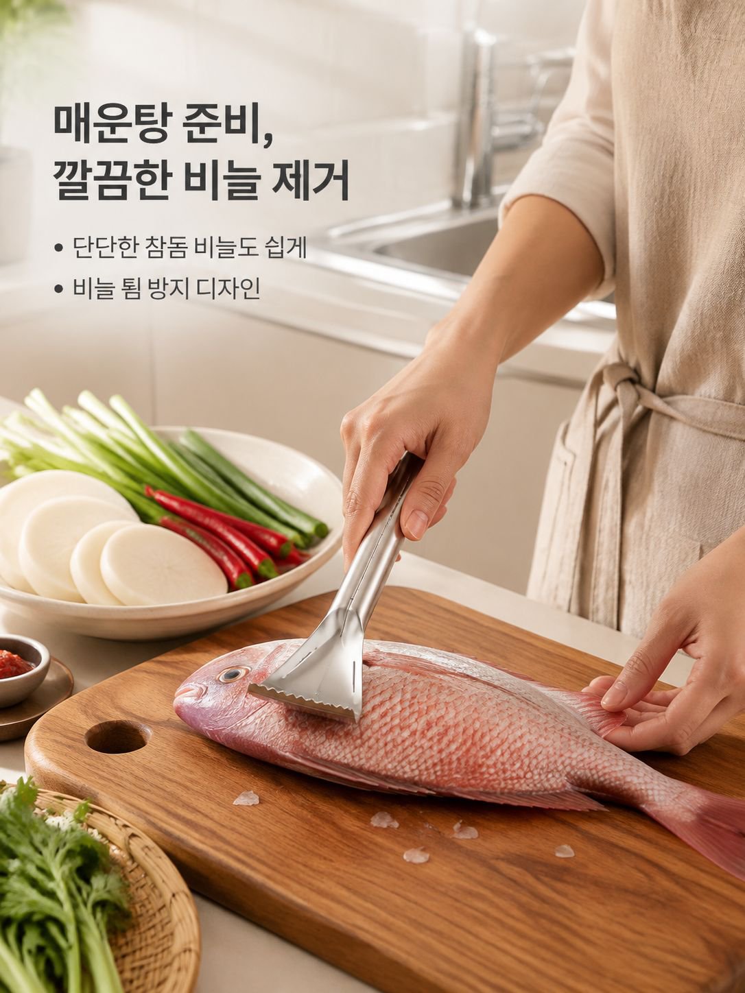 주방용 생선 비늘 칼 날카로운