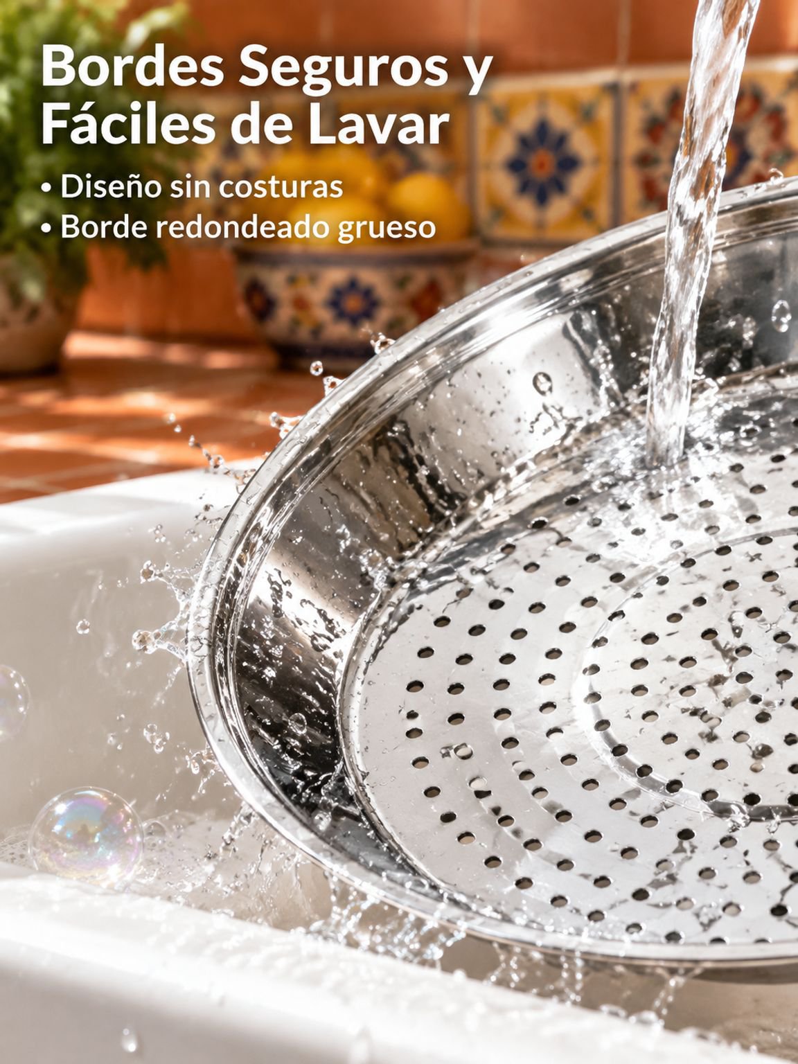 Multi functional circular steaming tray
