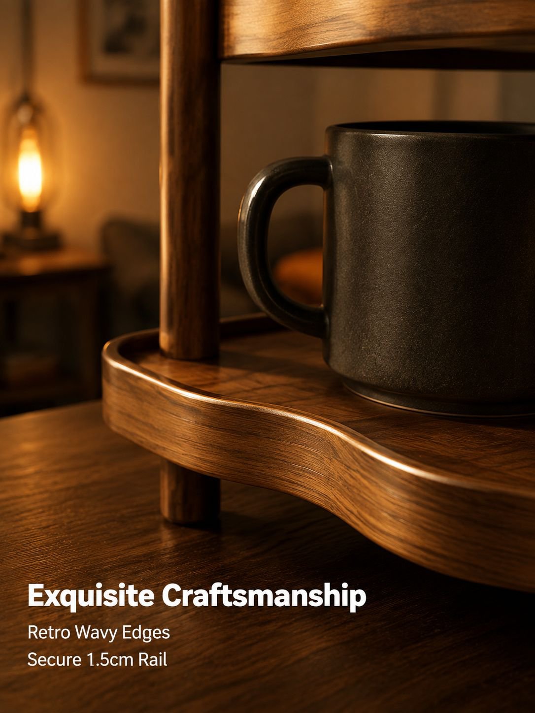 Retro Wavy Mug & Display Rack