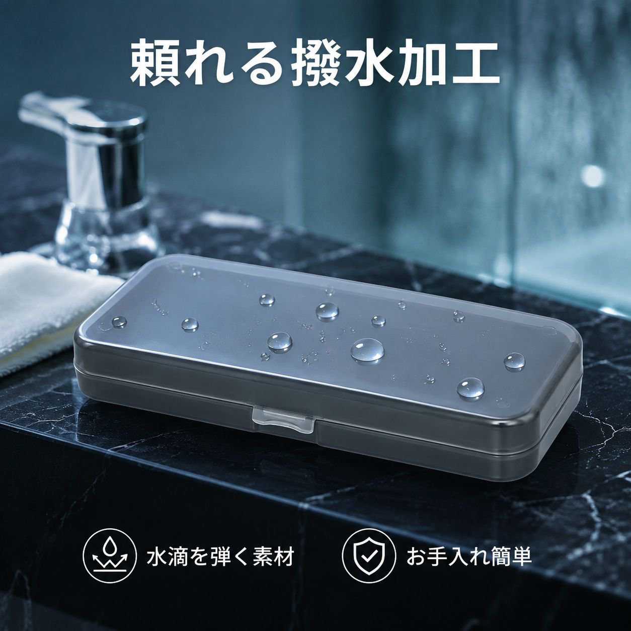 携帯用シェーバー収納ボックス