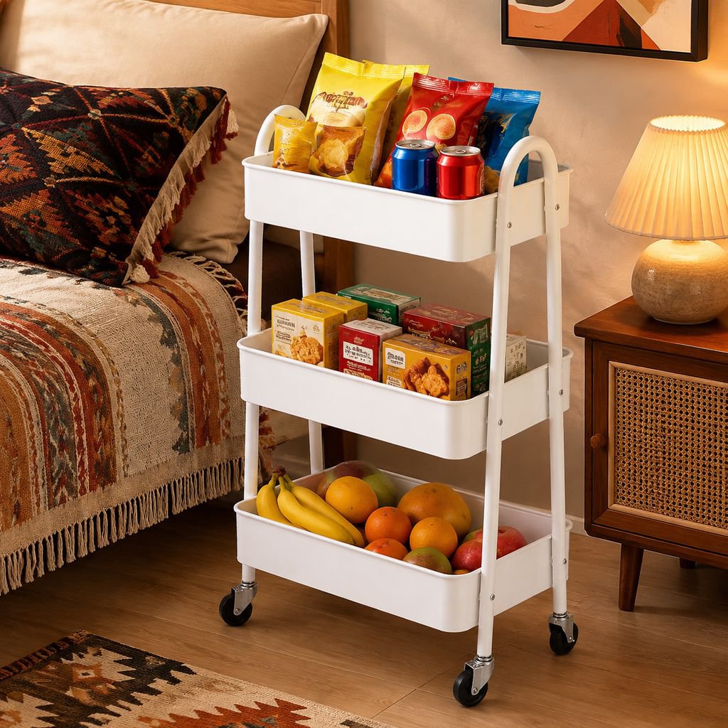 Estantes extraíbles hogar dormitorio aperitivos estante de almacenamiento cocina cuarto de baño esta