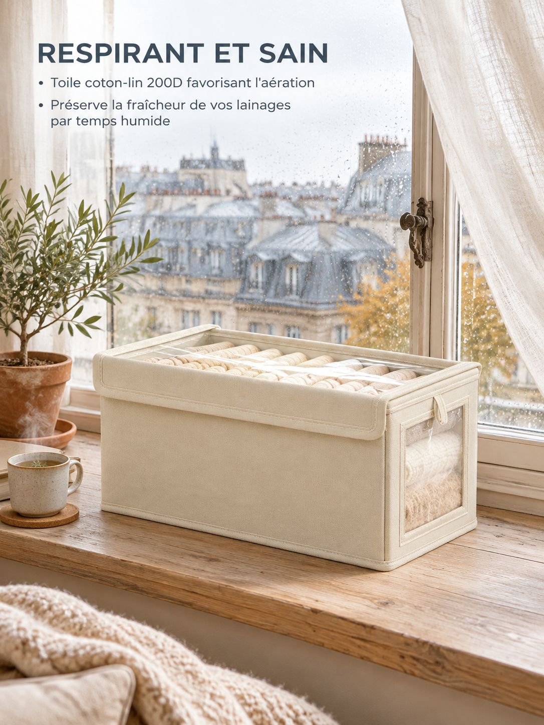 Boîte de rangement décorative pour la maison
