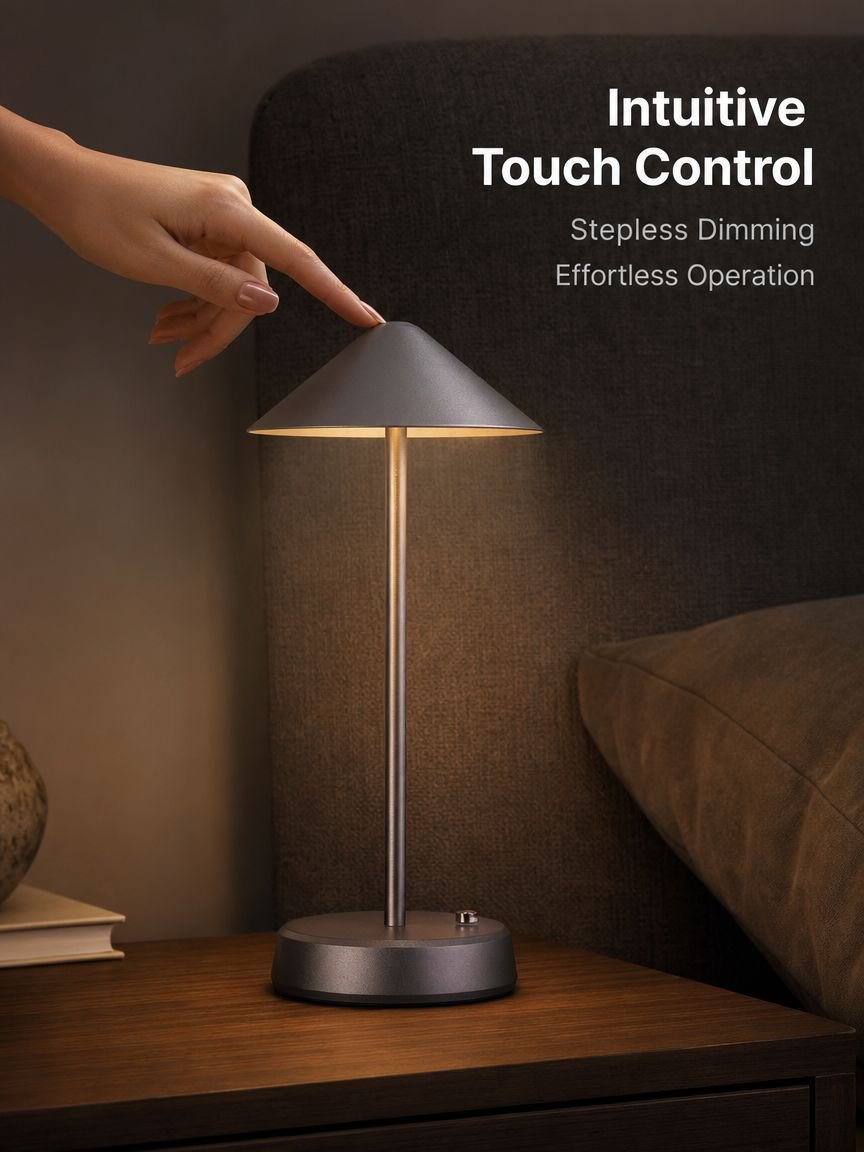 Metal Touch Decorative Table Lamp