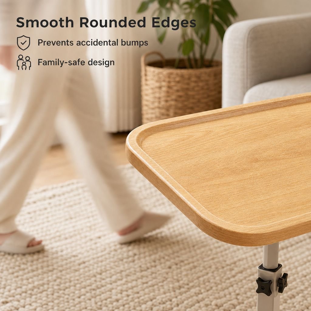 Portable Small Table for Bedroom and Living Room