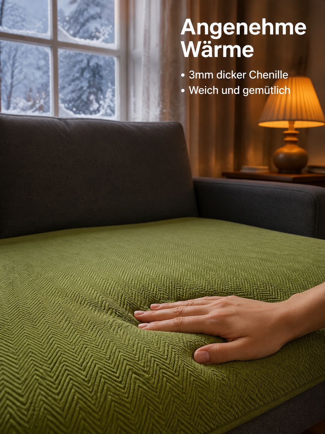 Neue rutschfeste Sofaüberwurf- und Sitzkissenbezüge