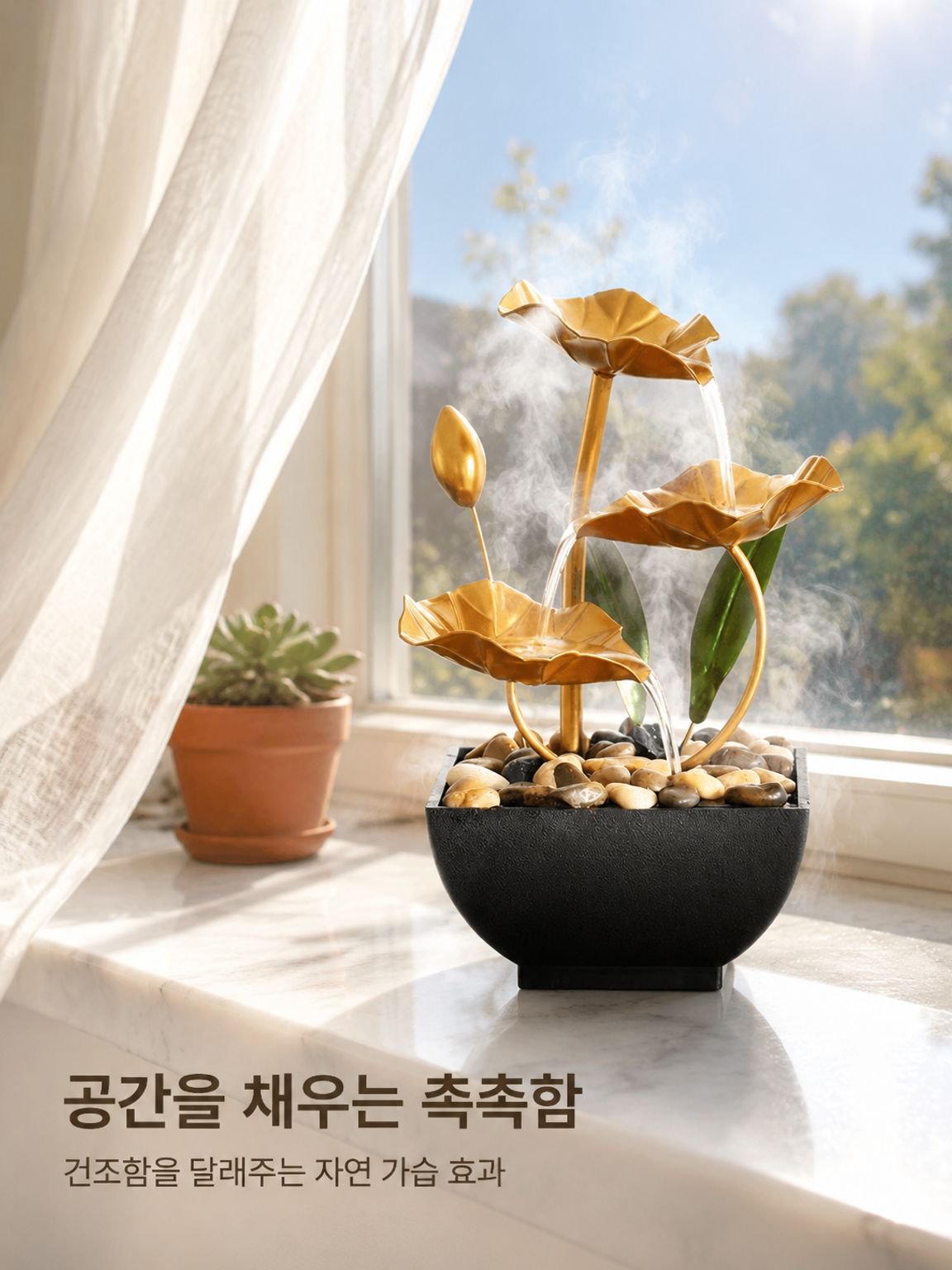 행운을 부르는 인테리어 분수