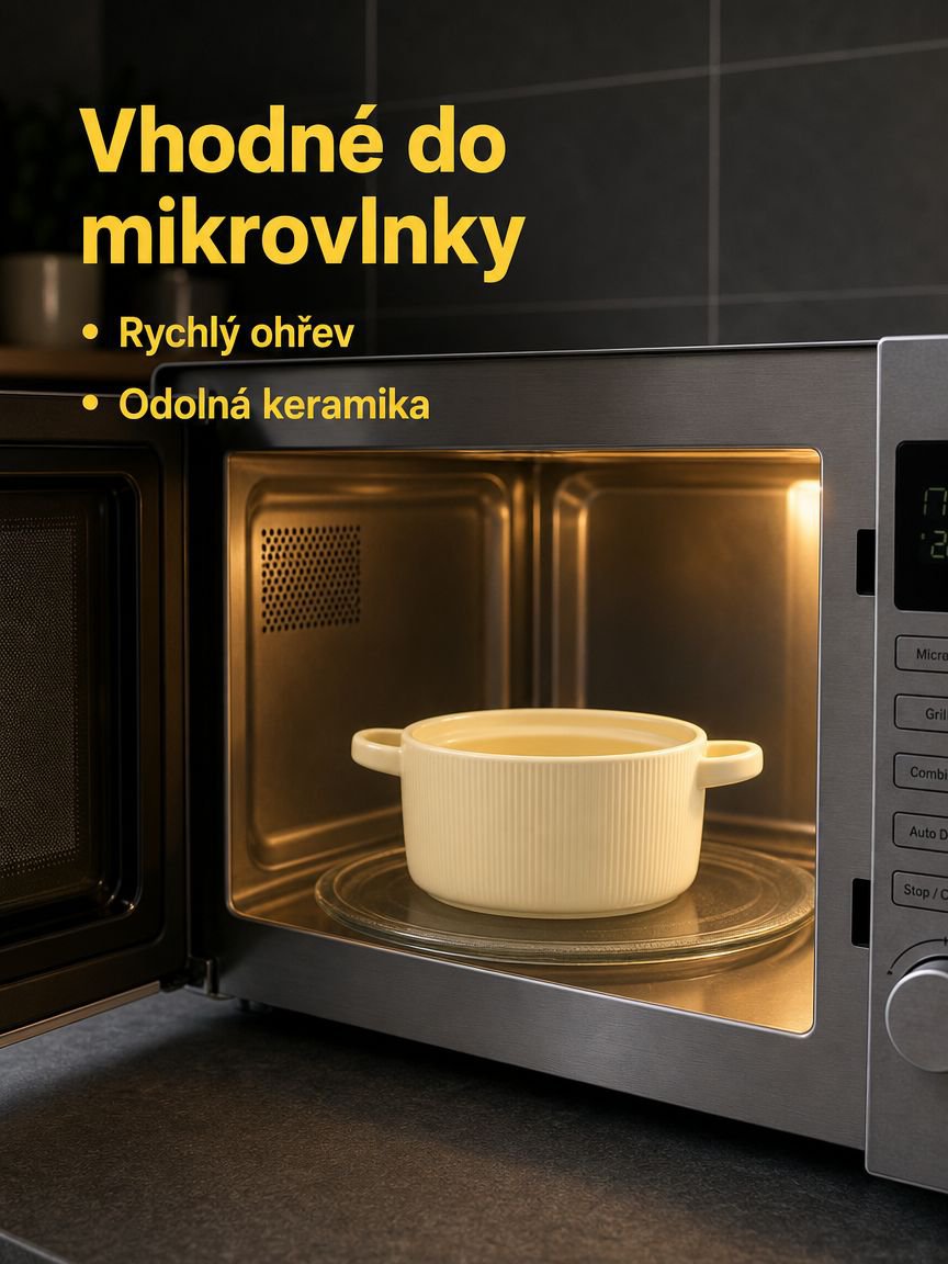 Keramická miska na nudle s víkem