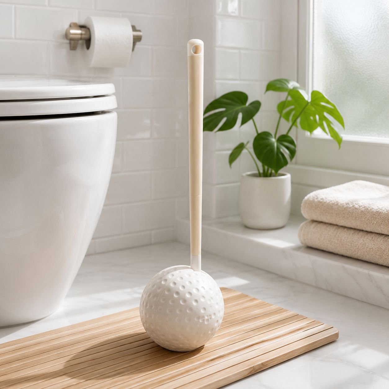 Golf Double-Sided Toilet Brush